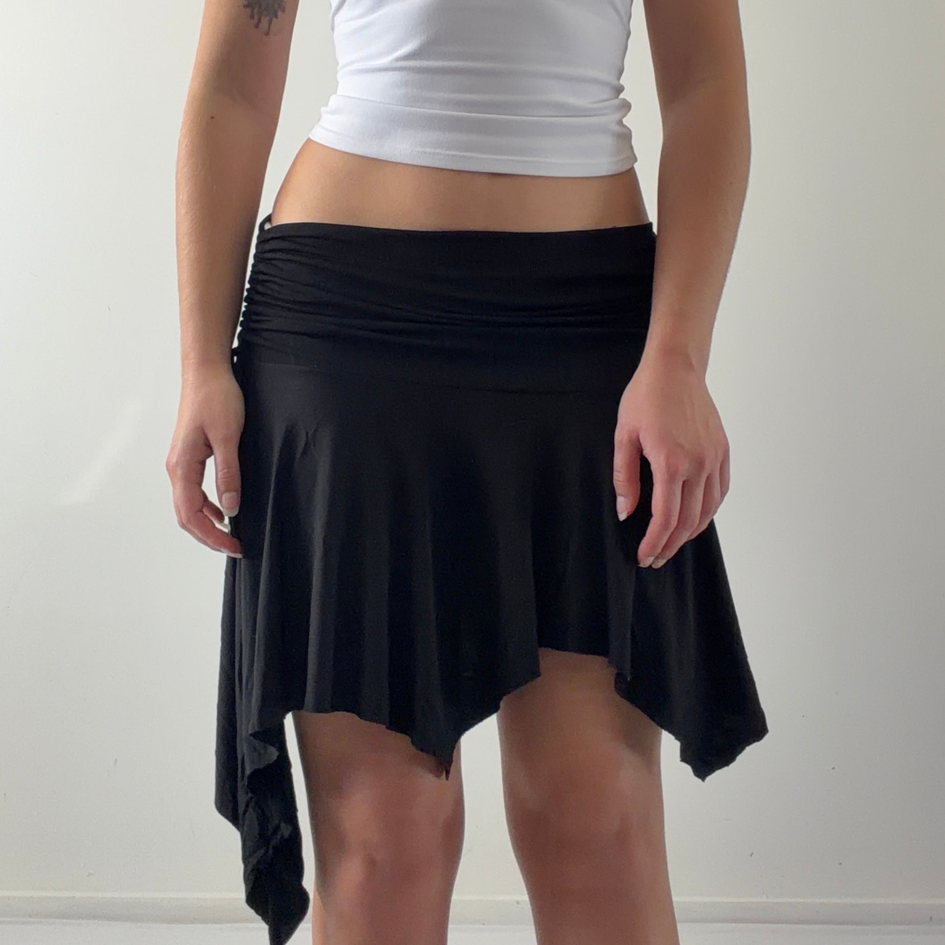 No Excuse Midi Asymmetric Skirt | 8-10