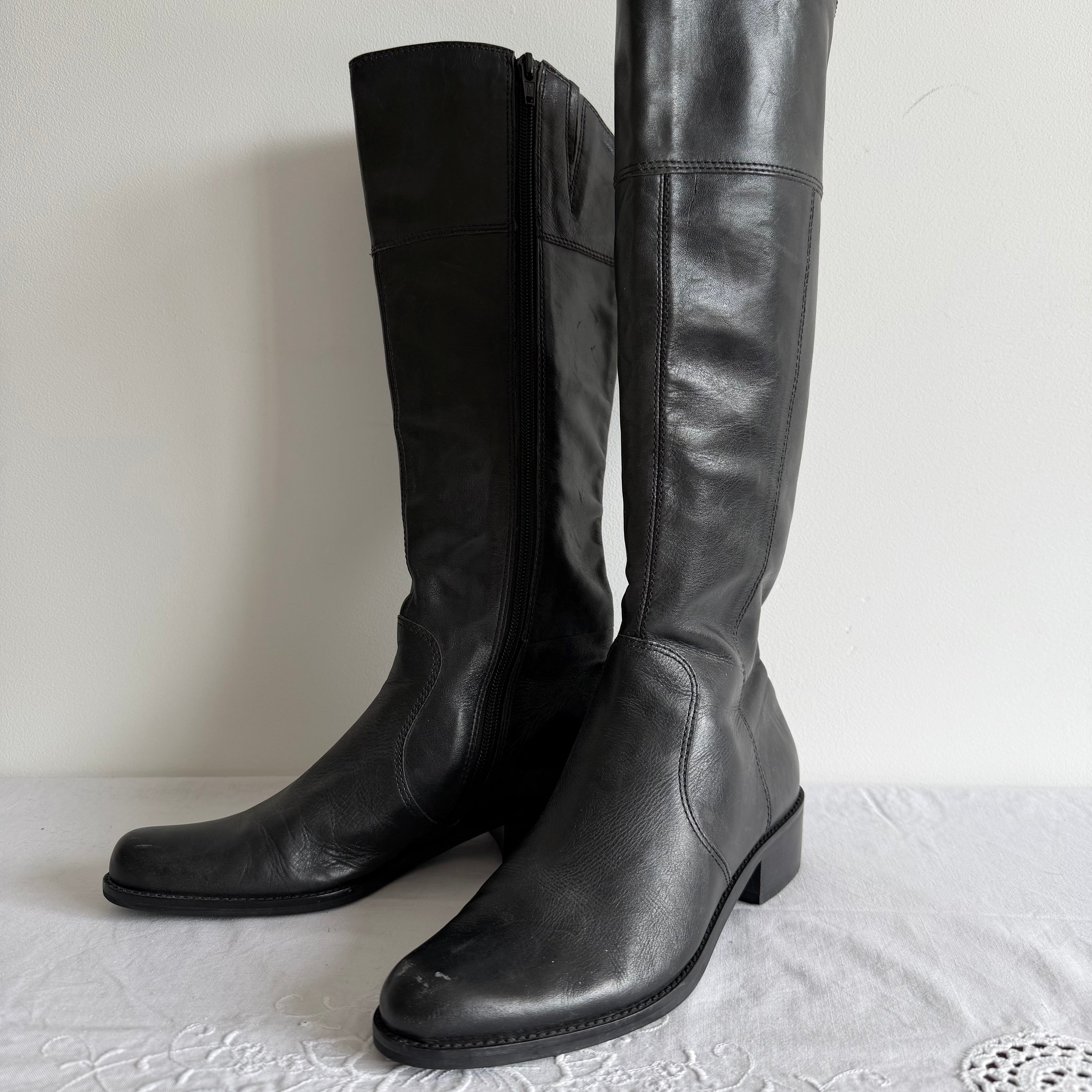 Andrē Knee High Leather Boots | EU 36 / US 5 / UK 3