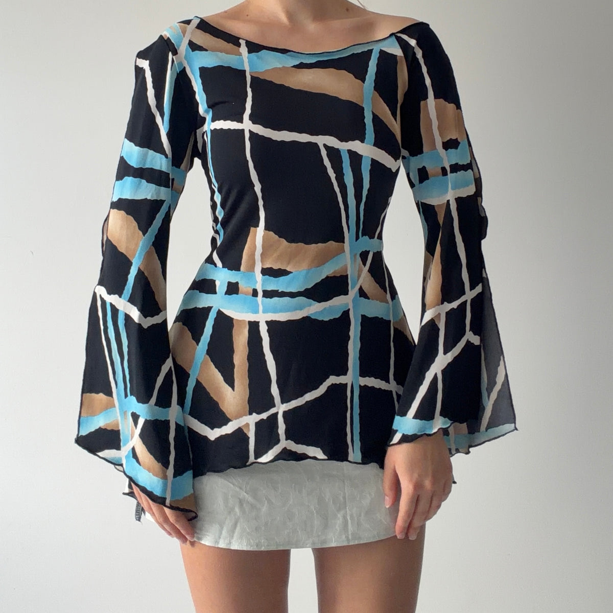 Rave Bell Sleeve Top | L