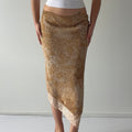Asymmetric Midi Skirt | S