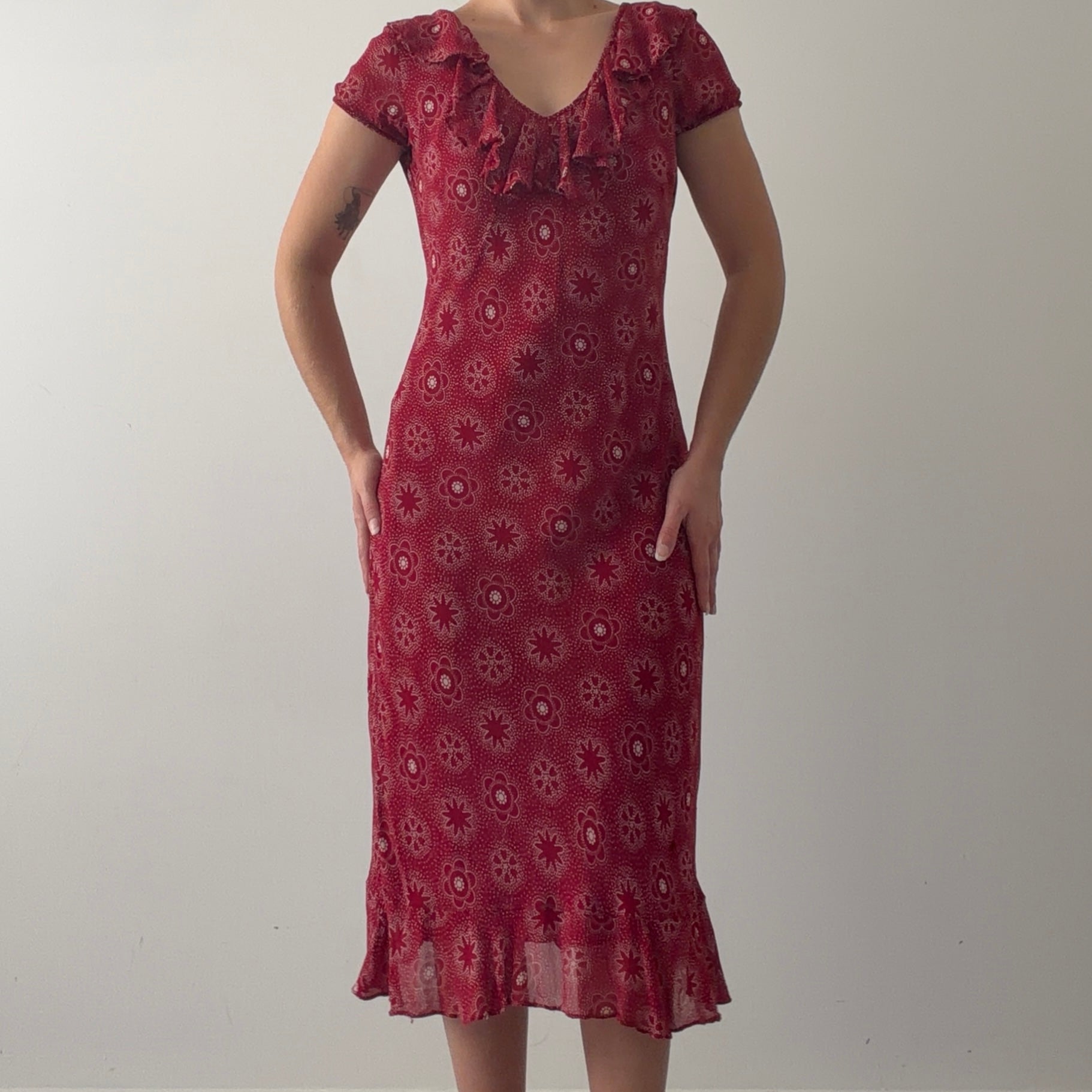 Paradise NY Floral Midi Dress | 8-10