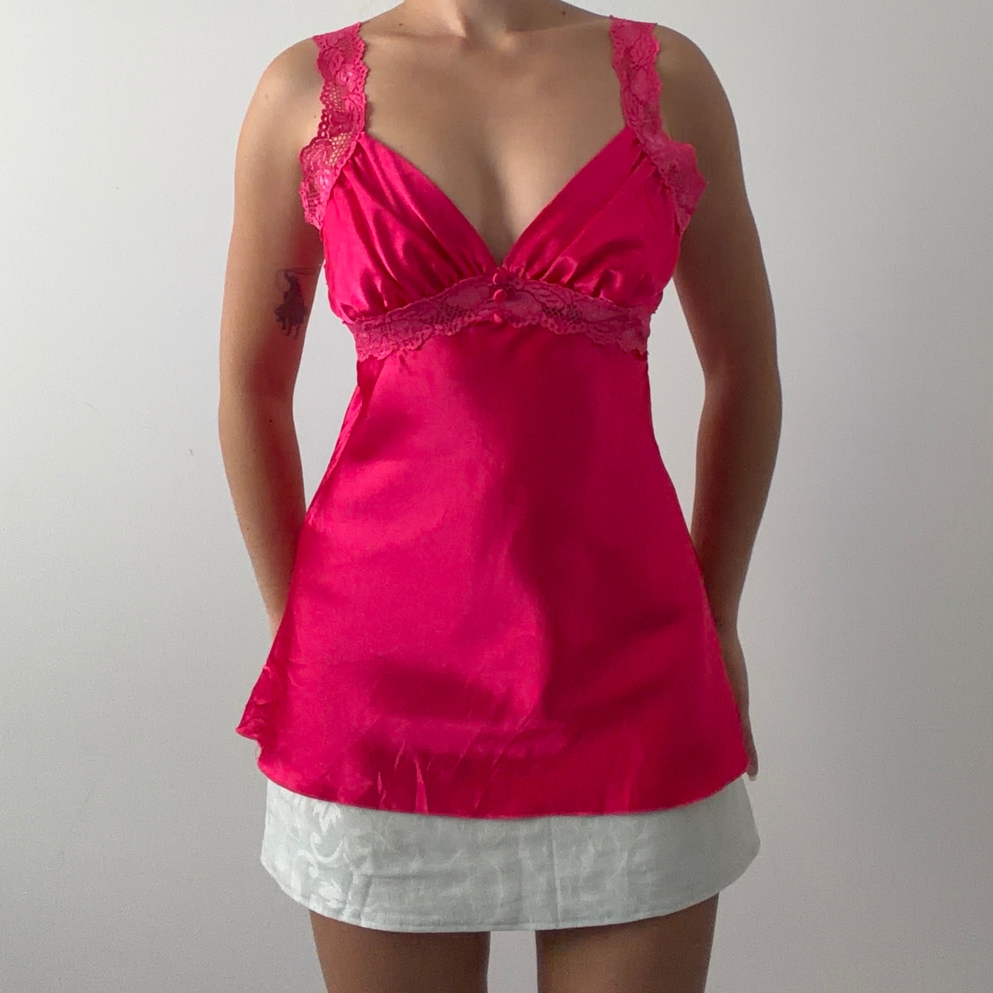 Forever 21 Satin Babydoll Top | Made in USA | 6-8