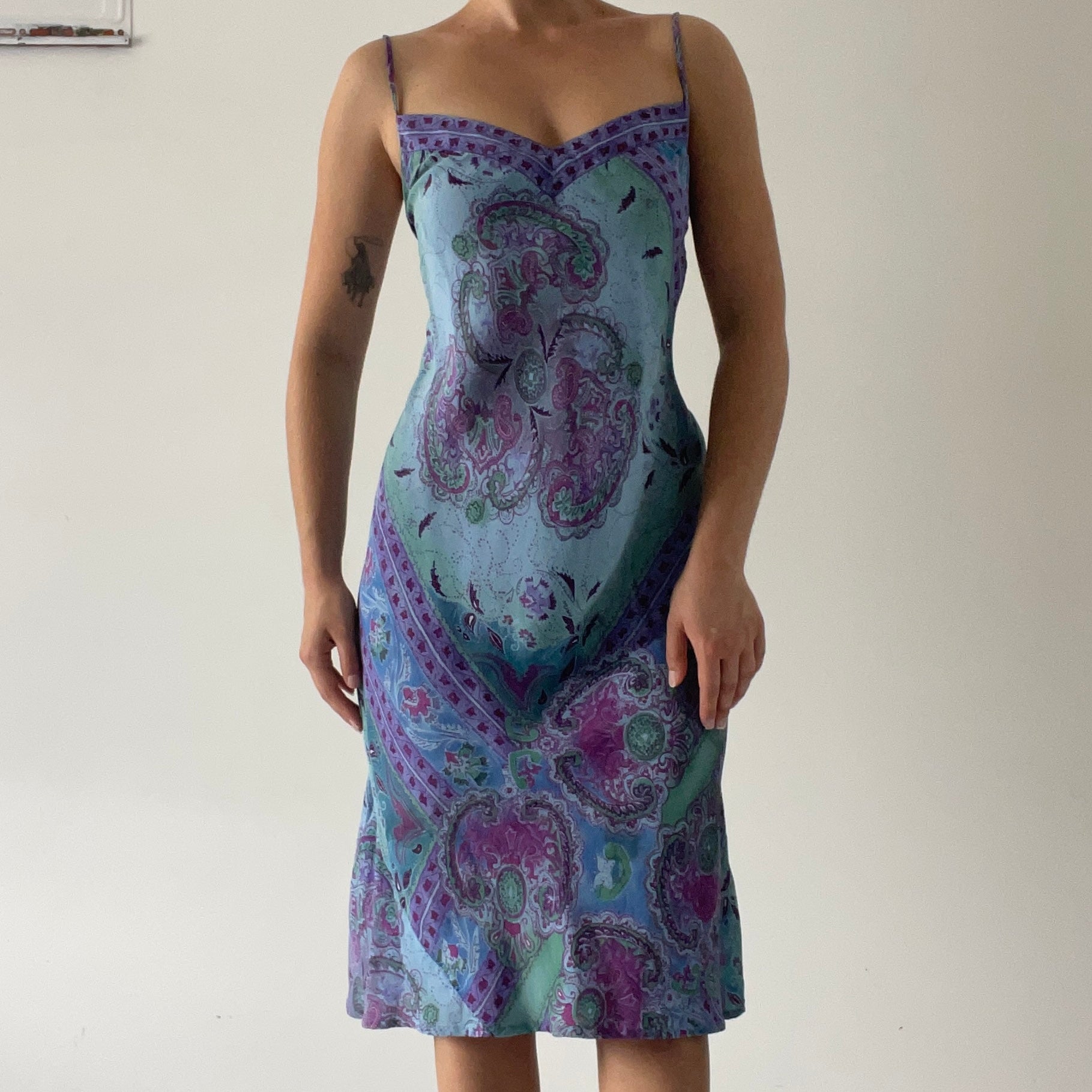 Paisley Midi Dress | 14-16