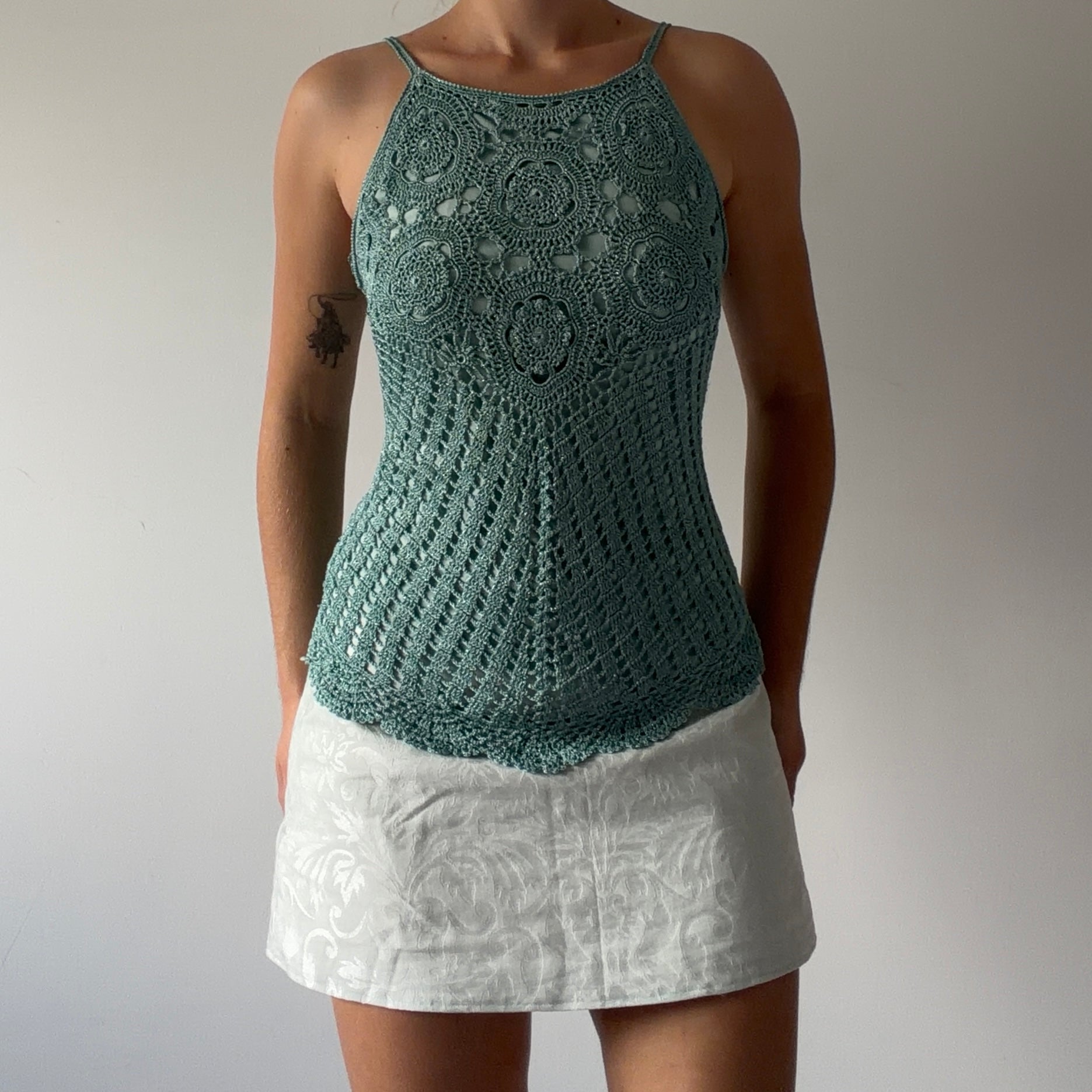 Next Glittery Crochet Top | 10-12