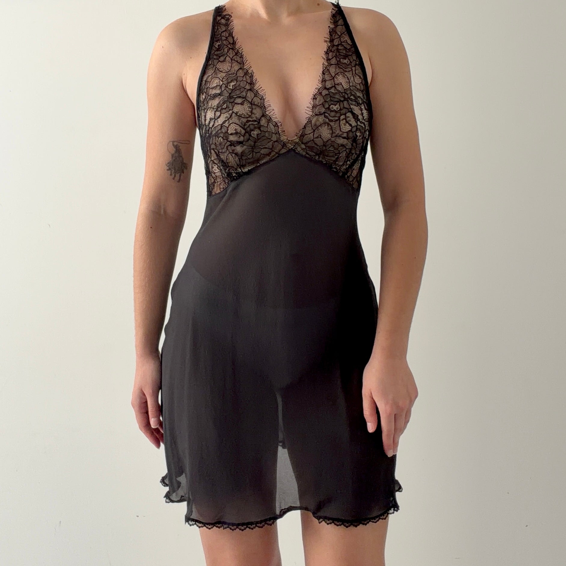 01 Victoria's Secret Silk Midi Slip | S