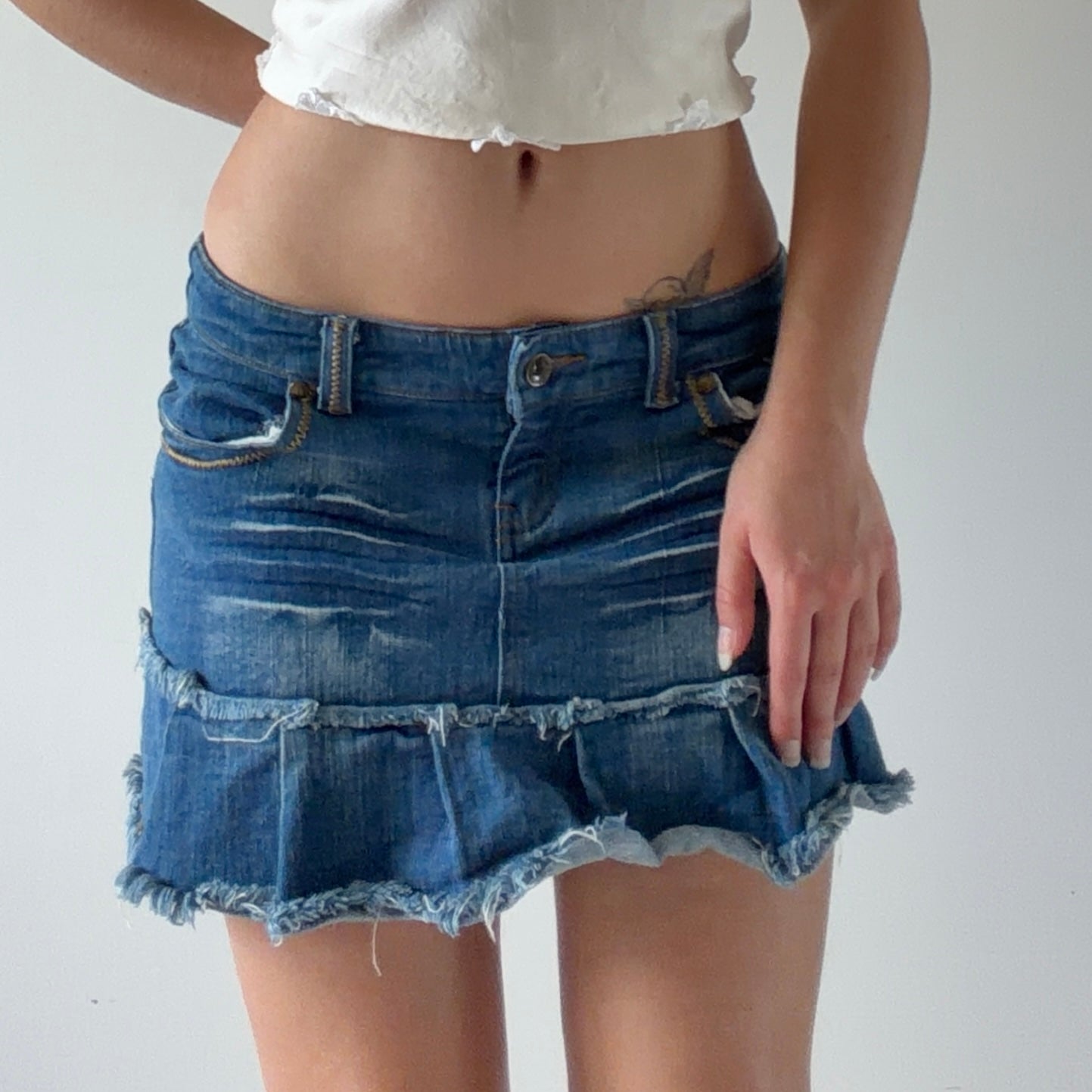00s Micro Mini Skirt | S