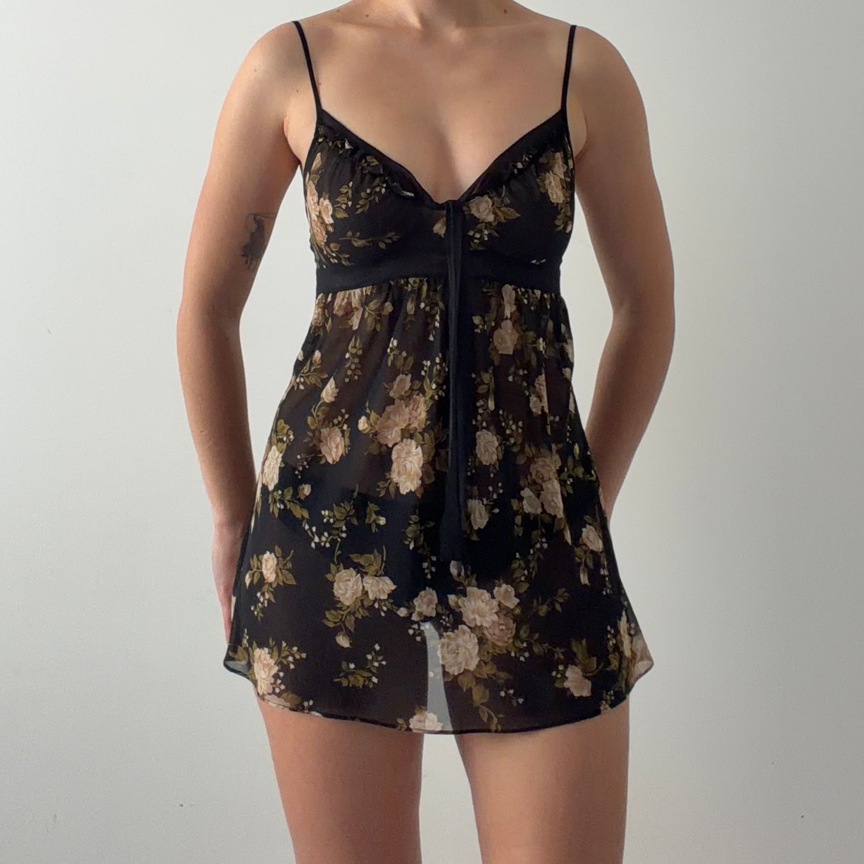 Victoria's Secret Floral Mini Slip Dress | XS