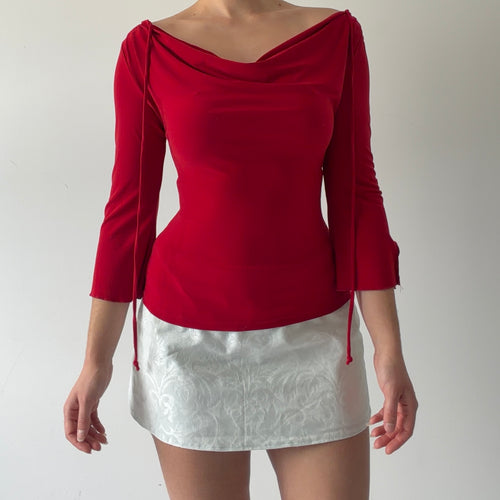 D Touch Cowl Bell Sleeve Top | S-M