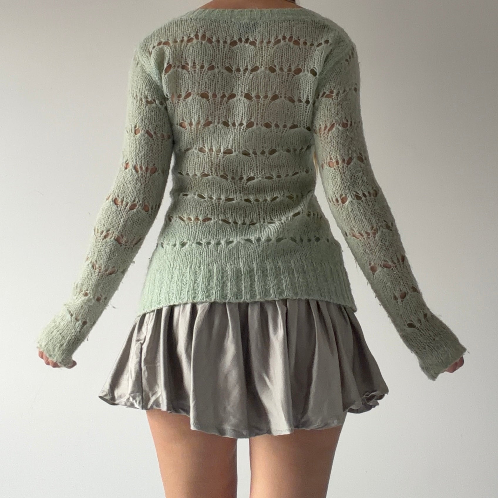 Sea Green Mohair Knit | S