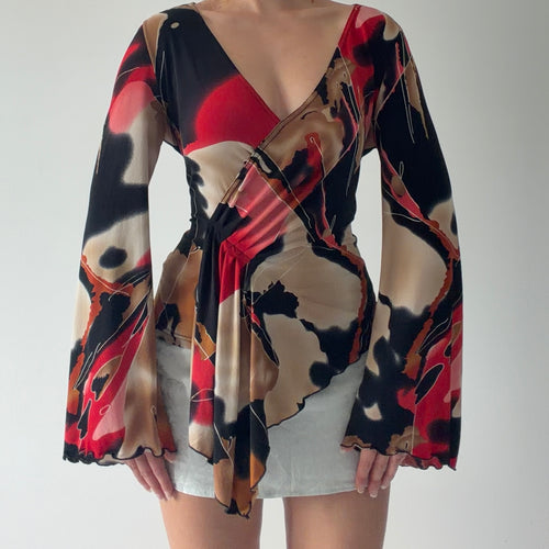 Joseph Ribkoff Bell Sleeve Top | M-L