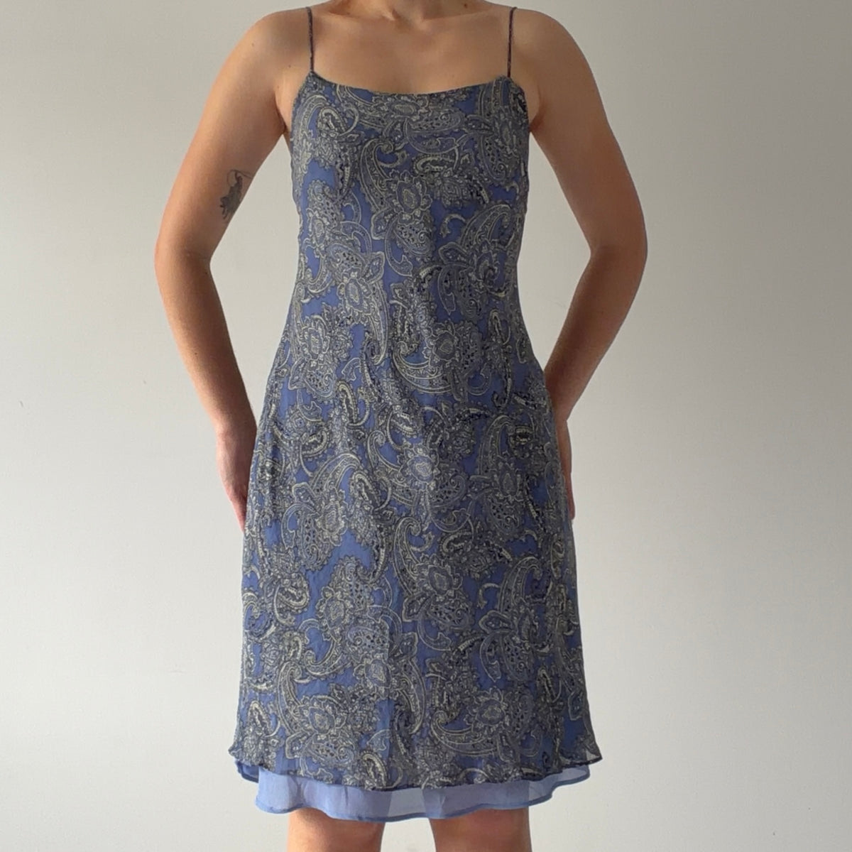 Ann Taylor Silk Midi Dress | M