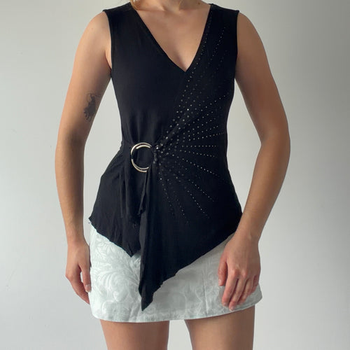 Morgan De Toi Wrap Tank Top | S