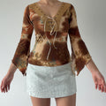 Xcepsion Bell Sleeve Top | XS-S