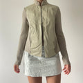 Sabatini Wool + Leather Double Zip Jacket | Made in NZ | 10-14