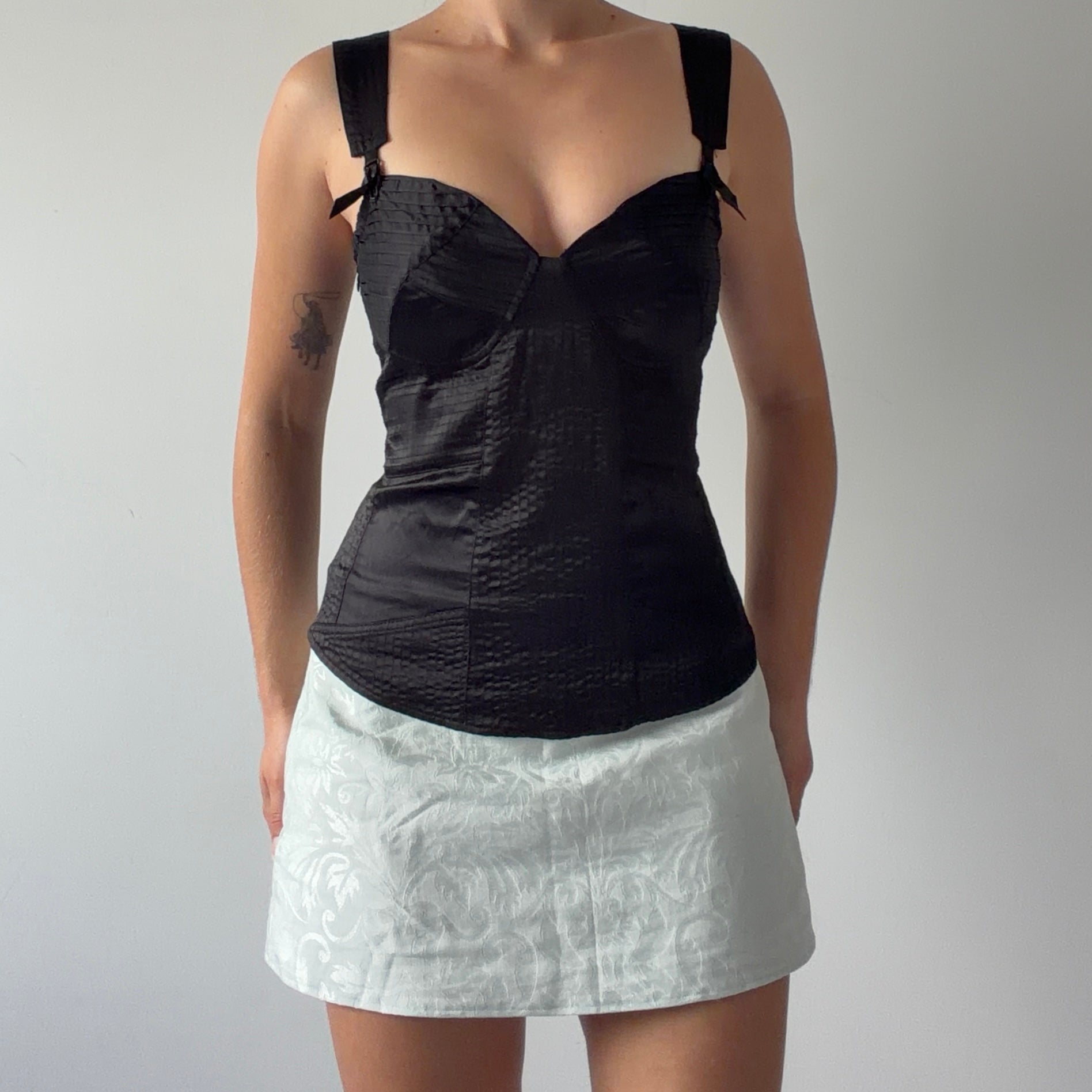 Soleil Satin Corset Top | S