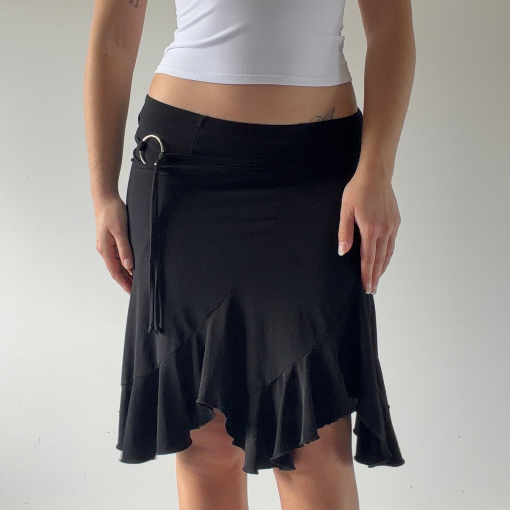 Vamp Asymmetric Midi Skirt | 6-8