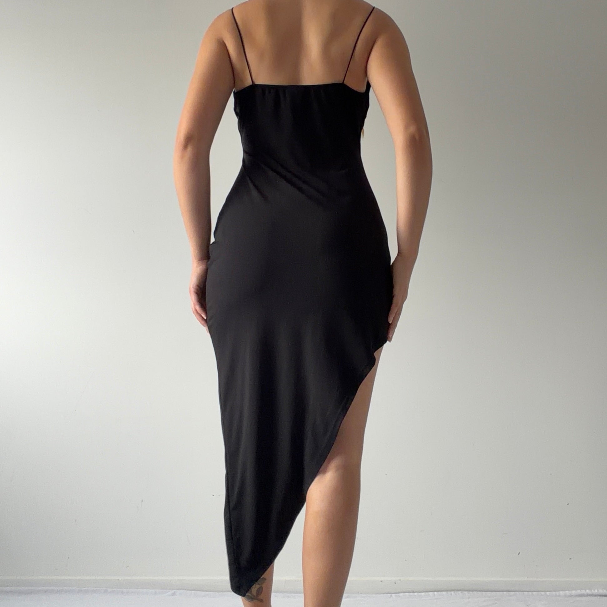 Windsor Asymmetric Dress | Made in Mexico | L