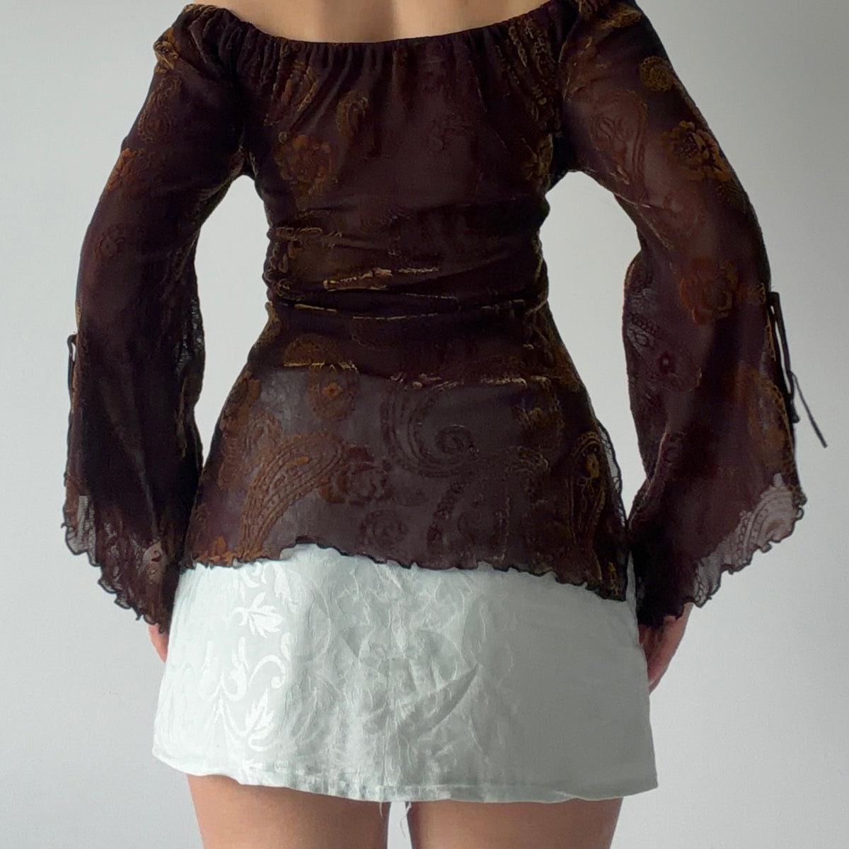 Ici & Maintenant Bell Sleeve Top | Made in France | L