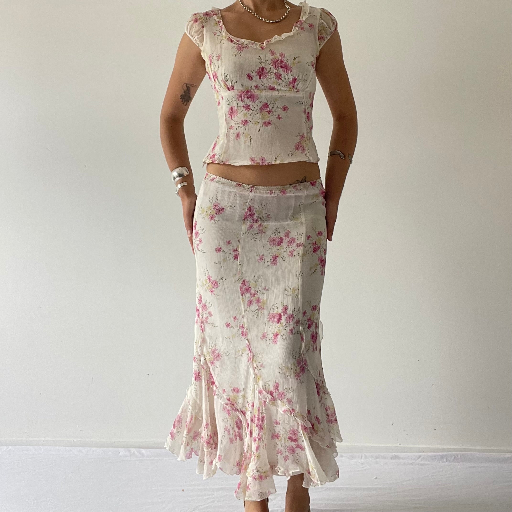 Precis Petite Silk Matching Set | 6-8