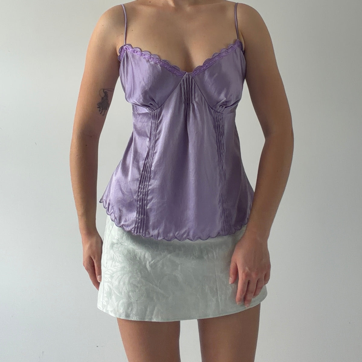 The Limited Silk Cami | Lavender | M