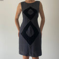 Boat Neck Midi Dress | 10-12