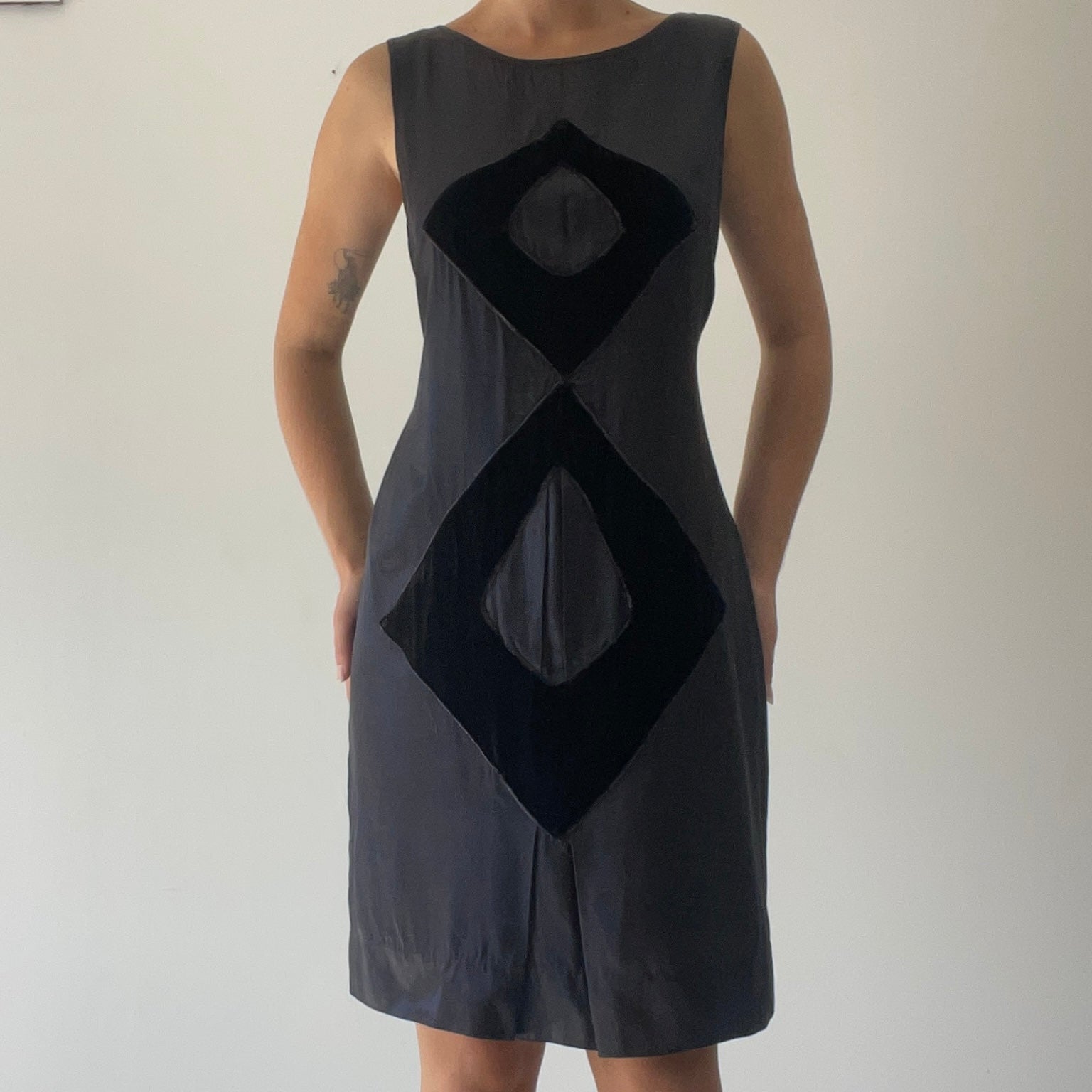 Boat Neck Midi Dress | 10-12