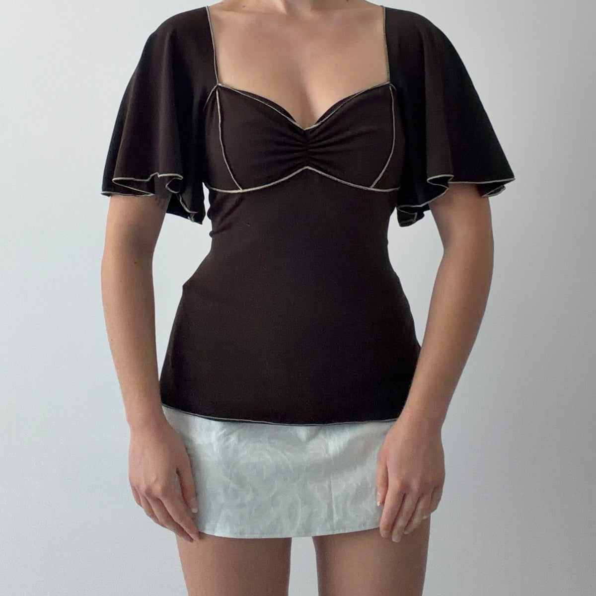 Max Studio Floaty Sleeve Top | M-L