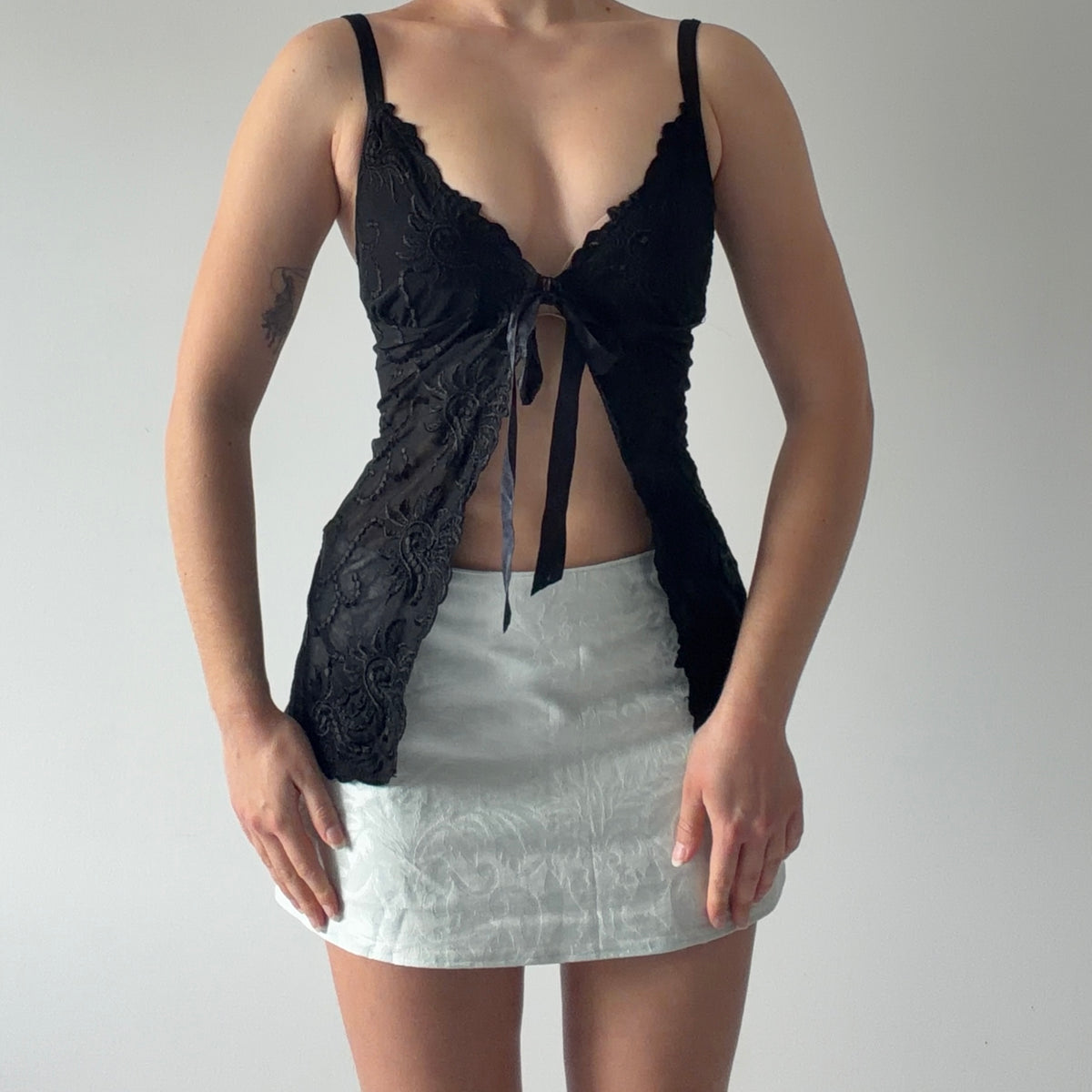 Embroidered Babydoll Cami | S