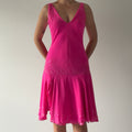 Silk Sequin Midi Dress | 8-10
