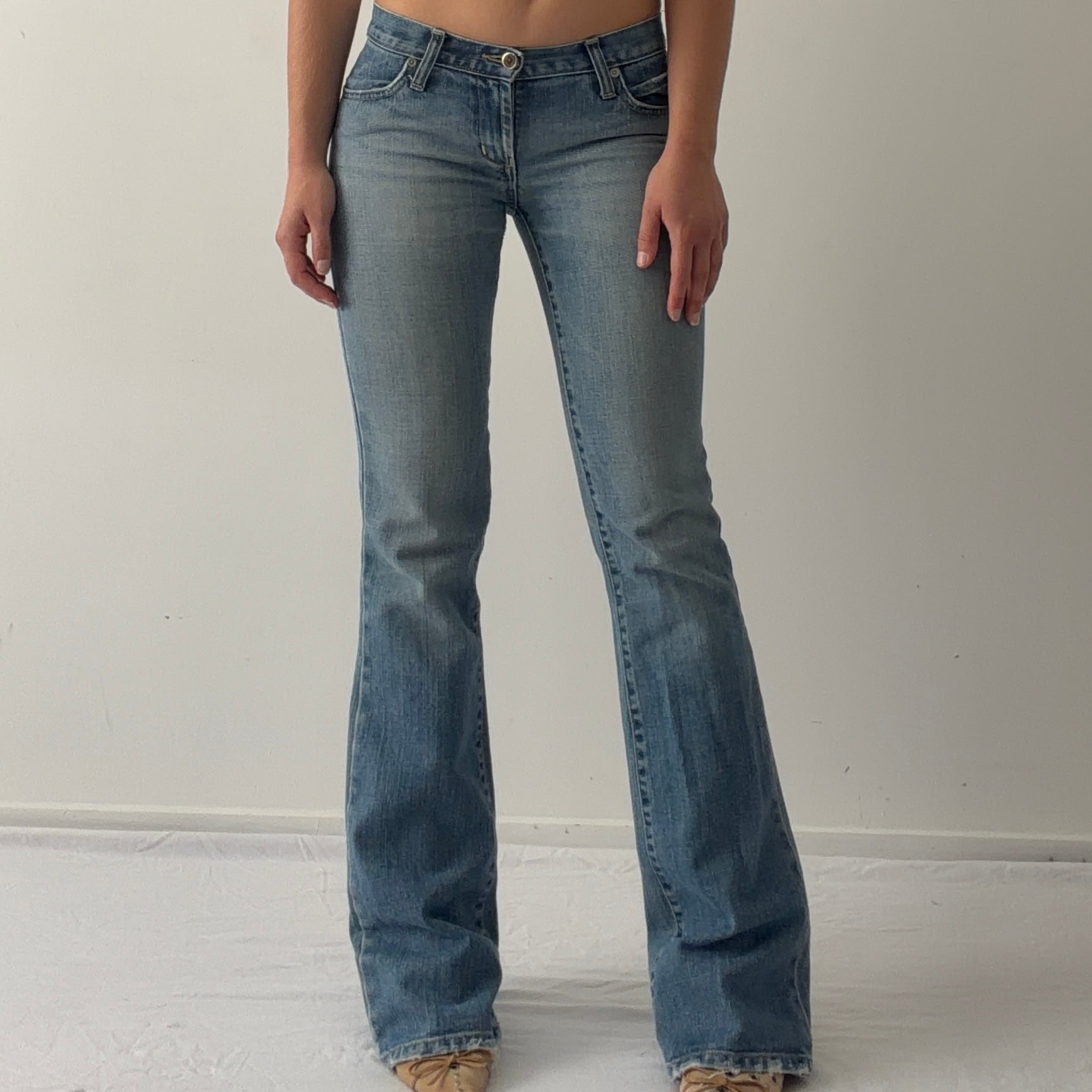 Nobody Low Rise Bootcut Jeans | Made in Australia | XS