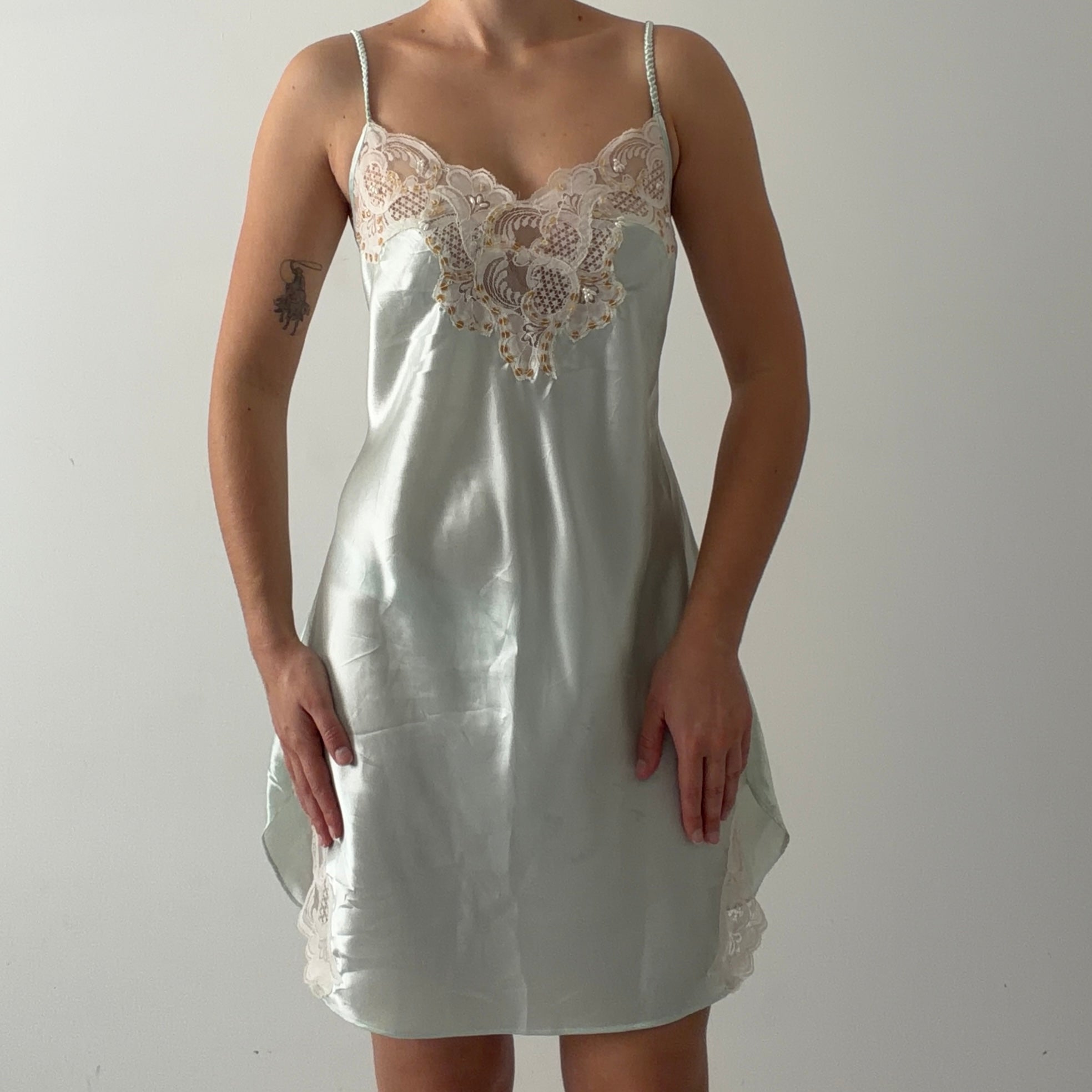 Delicates Satin Lace Slip | L