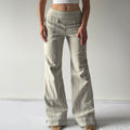 Pinstripe Wide Pants | Made in Australia | 12