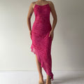 Euromoda Silk Beaded Dress | XS