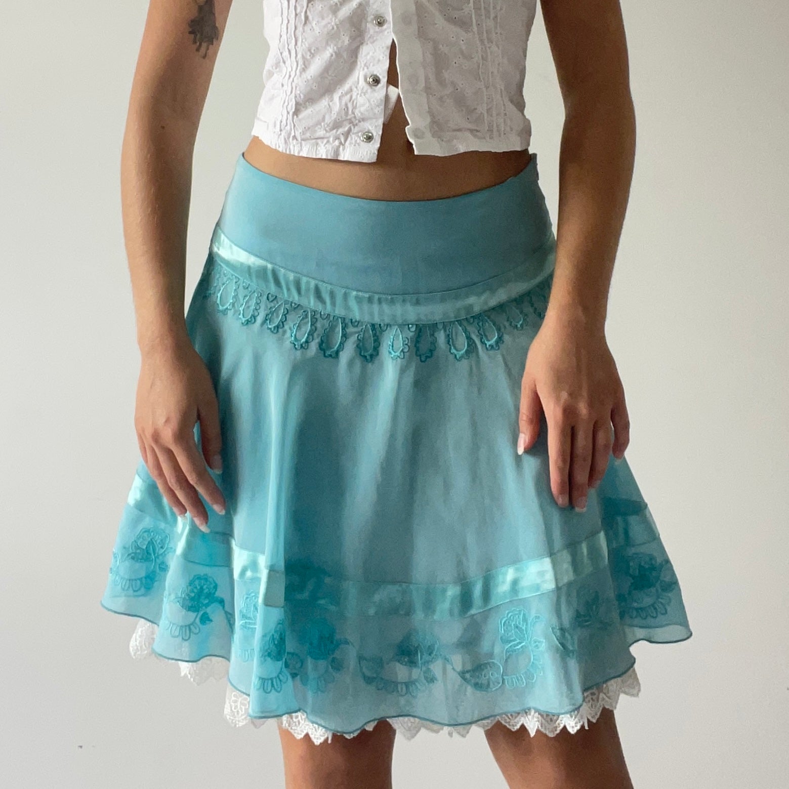 Midi Ruffle Skirt | 6-8