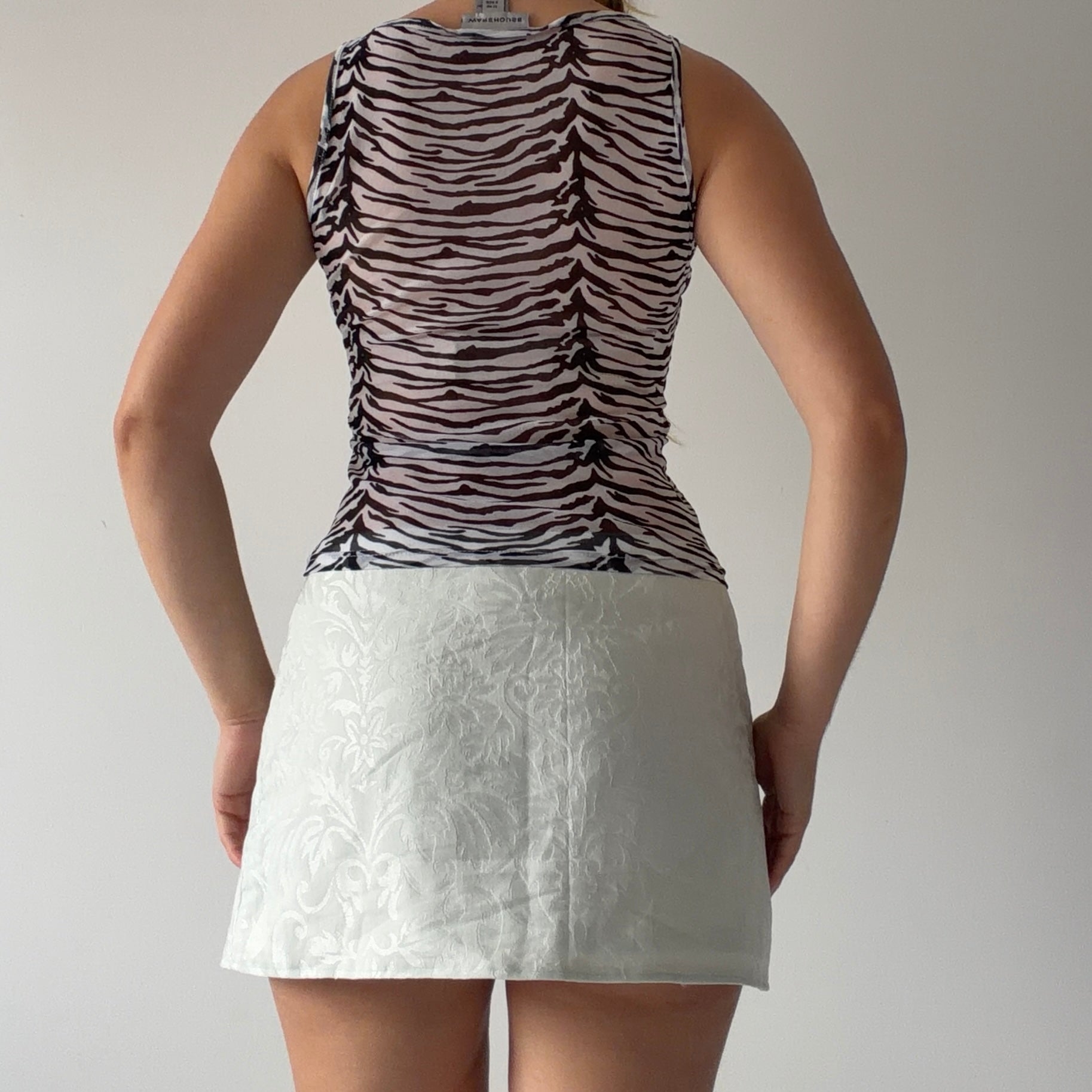 Warehouse Zebra Mesh Top | 10-12