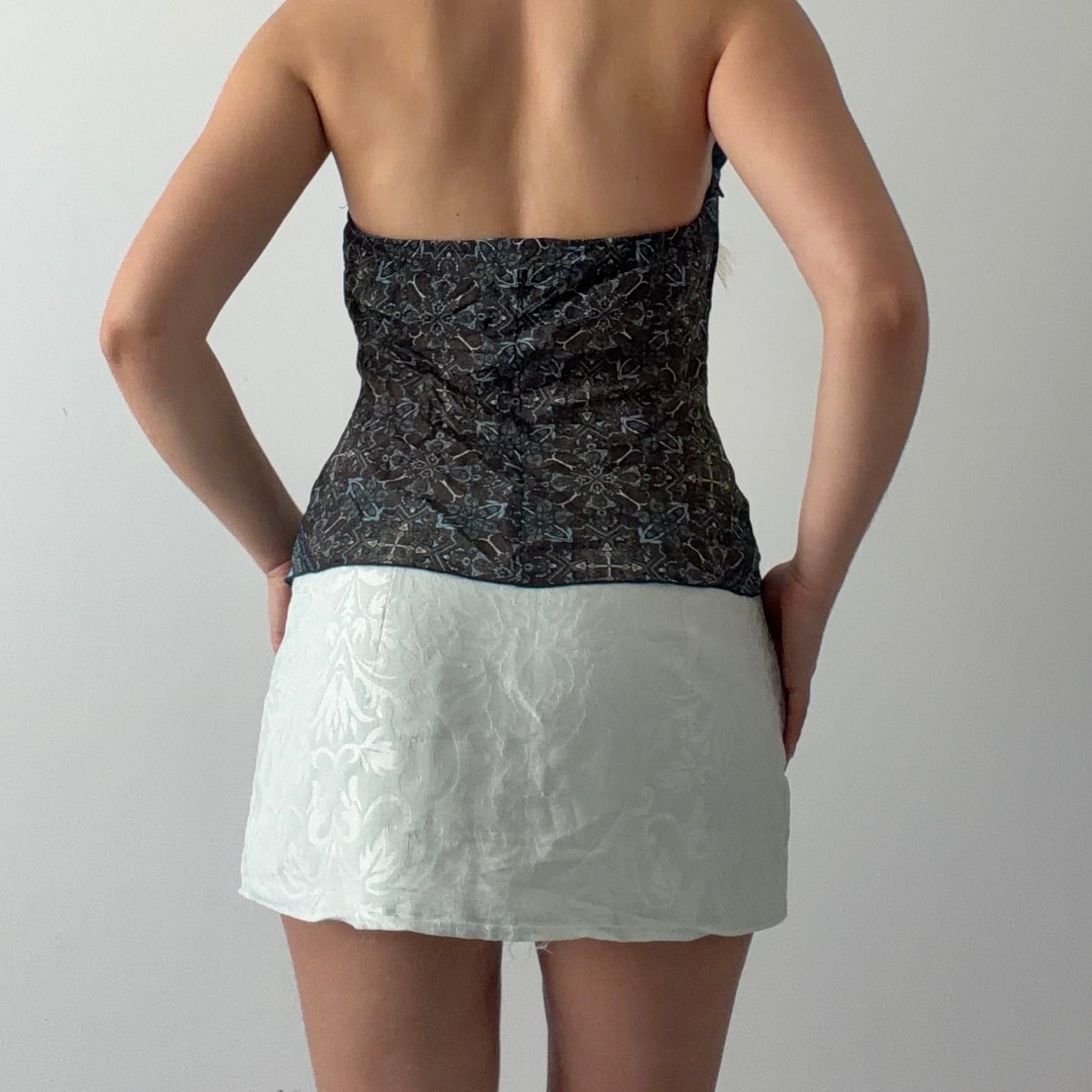 I.N Handkerchief Halter Top | 8-10
