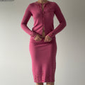 Mark Eisen Silk Cashmere Knit Set | 6-8