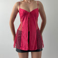 Victoria's Secret Silk Polka Dot Babydoll | S