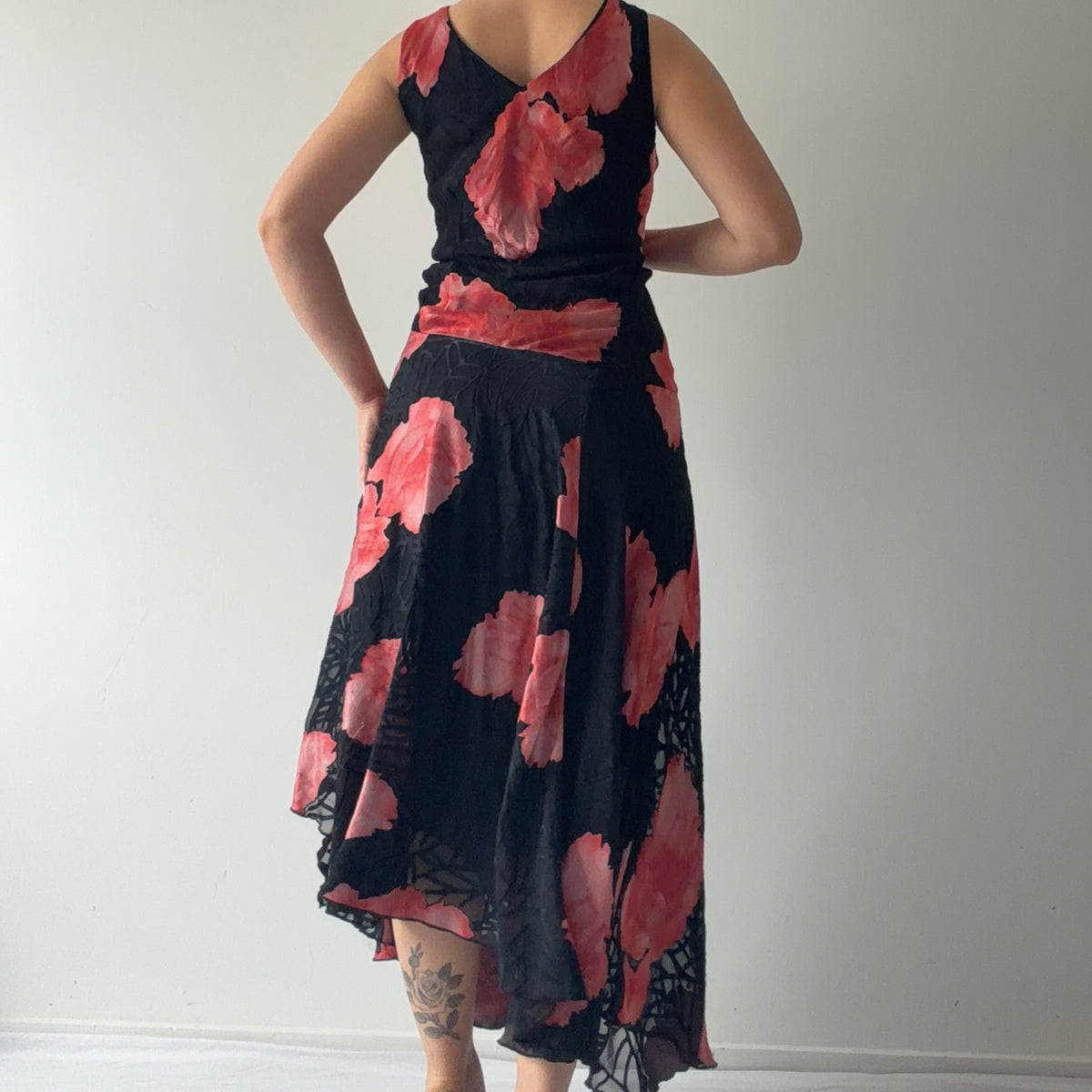 Dressbarn Floral Midi Dress | L