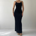 M Studio Velvet Maxi Dress | S