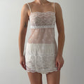 Victoria's Secret Babydoll Mini Dress | White | S