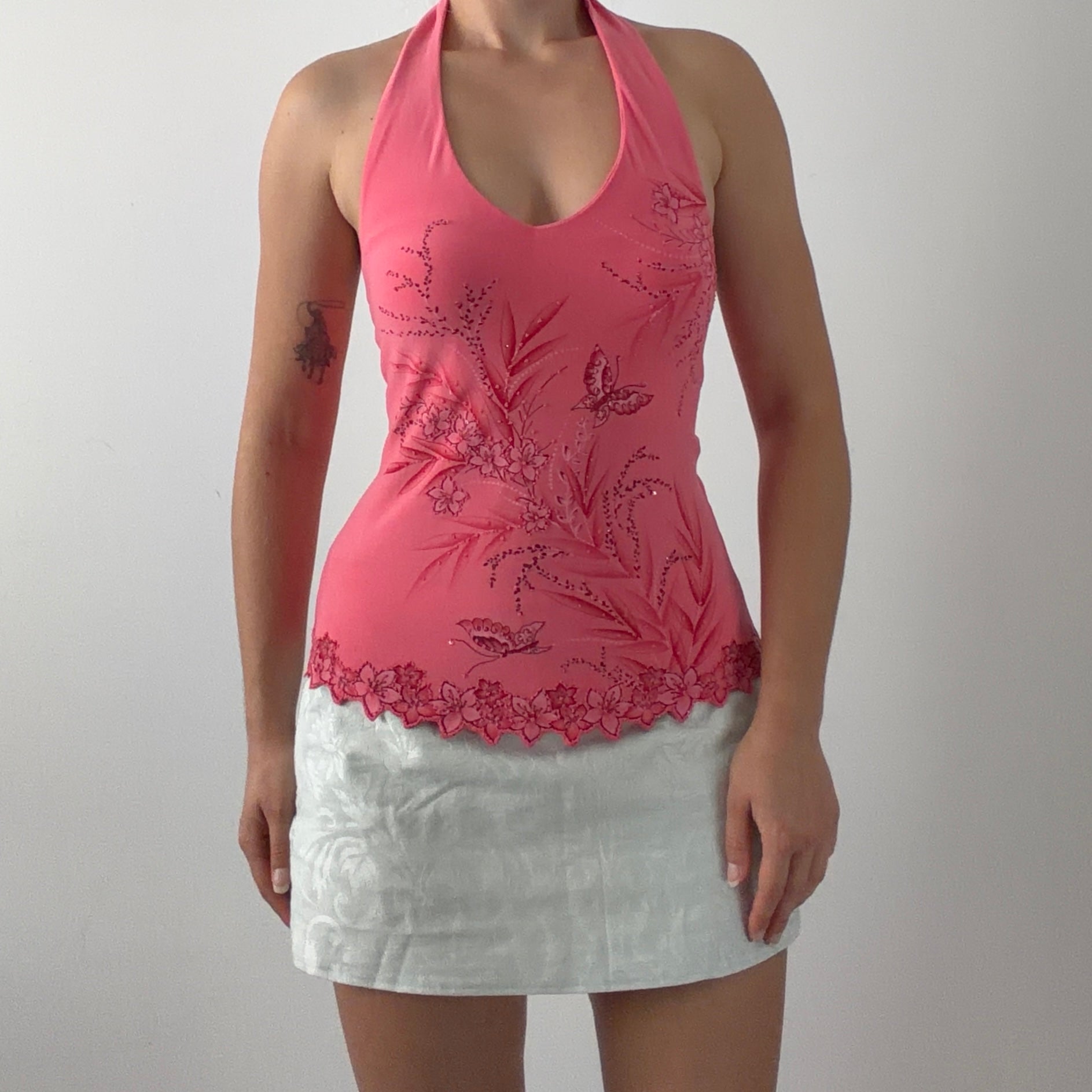 Viva You Butterfly Halter Top | 10-12