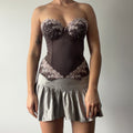 Embroidered Strapless Corset | L