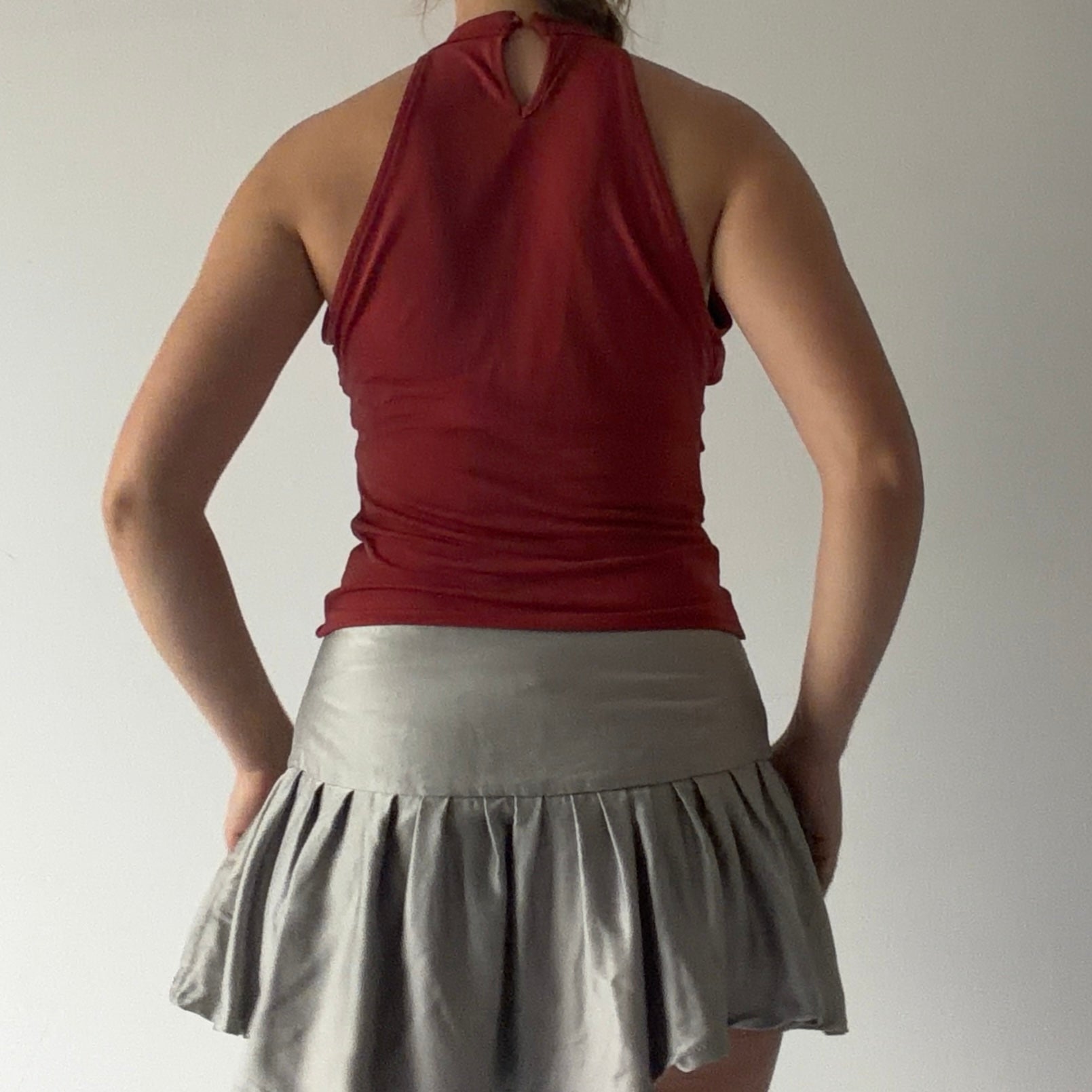 Ruched Halter Top | S