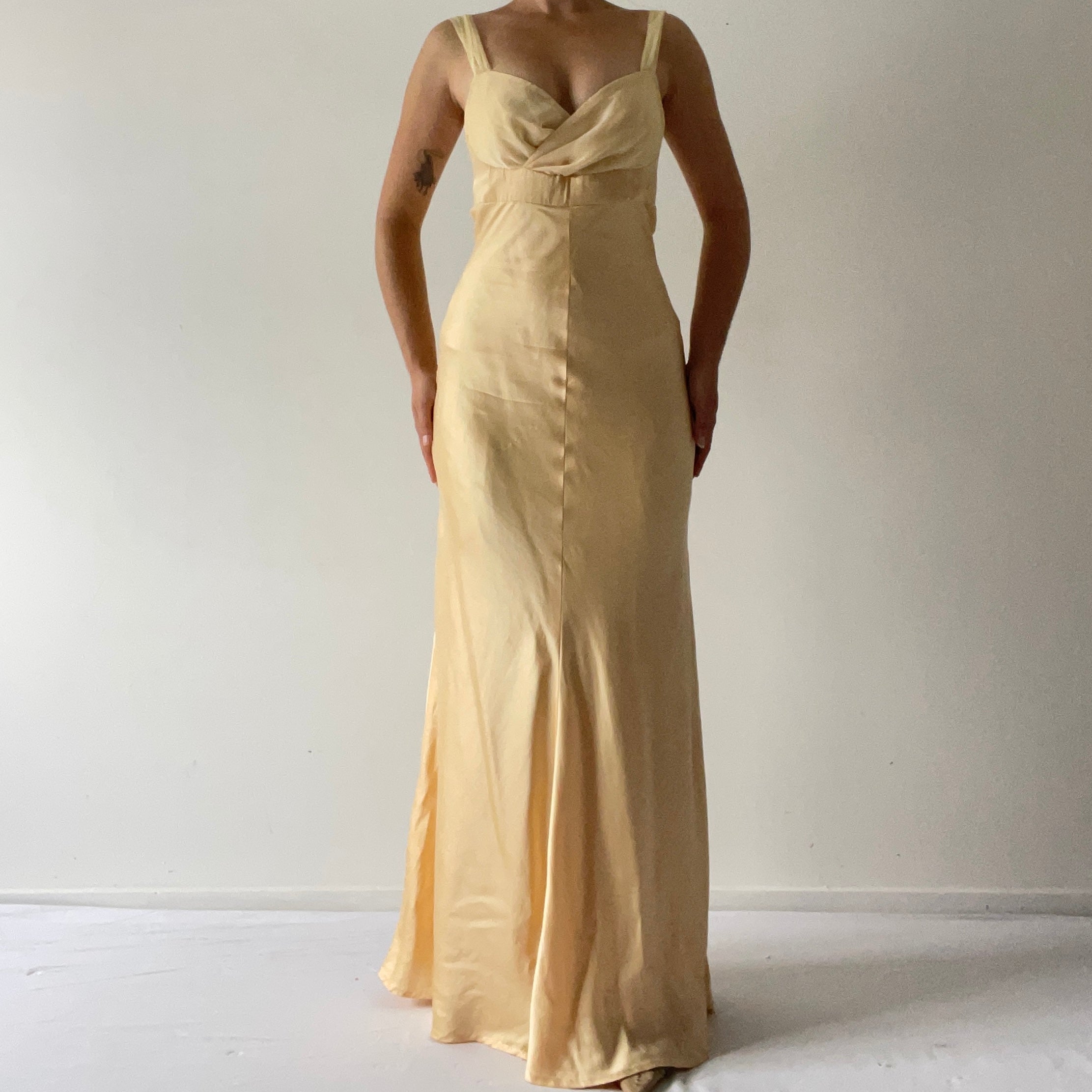 Silk Maxi Dress | 6-8