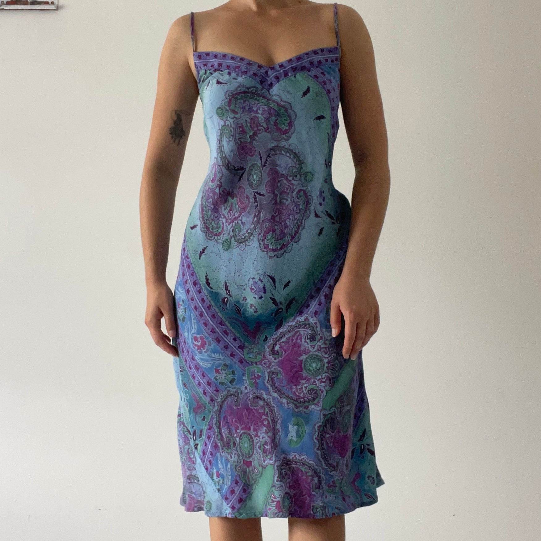 Paisley Midi Dress | 14-16