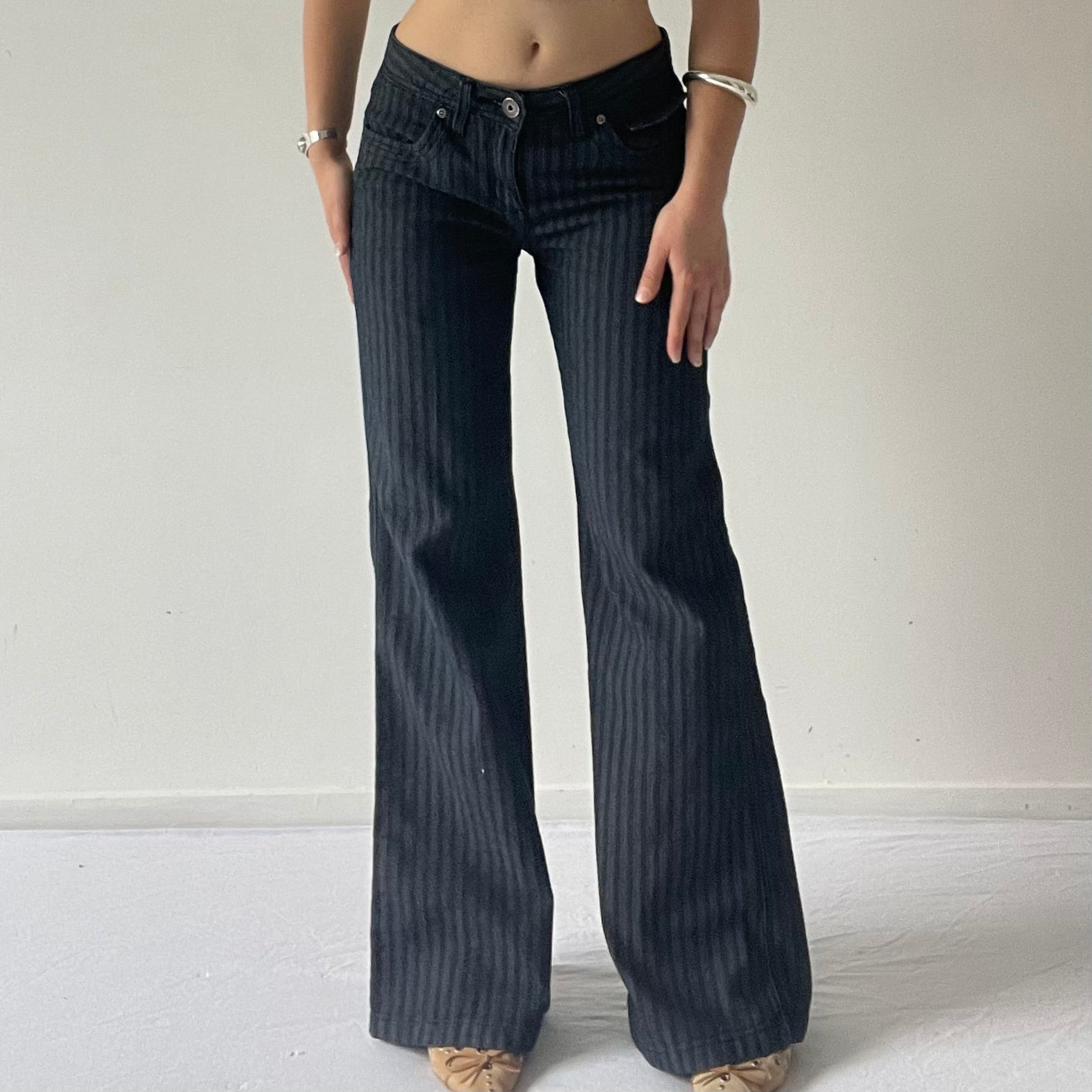 Low Rise Wide Leg Pants | 6-8