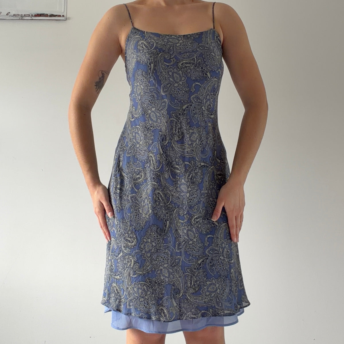 Ann Taylor Silk Midi Dress | M