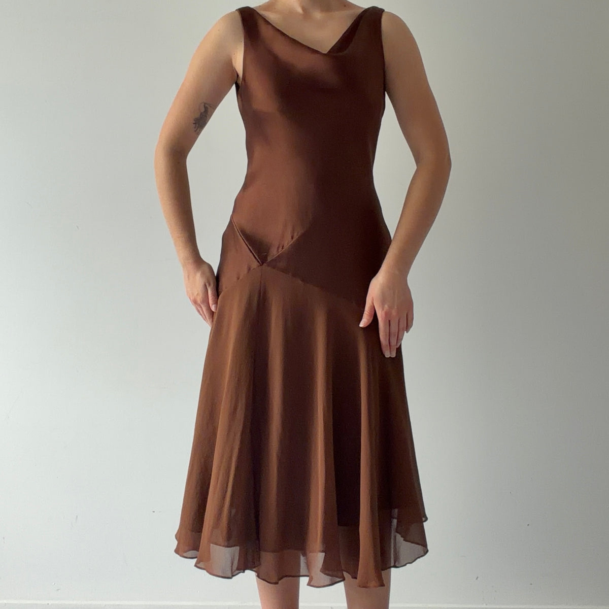 Jones New York Silk Midi Dress | M