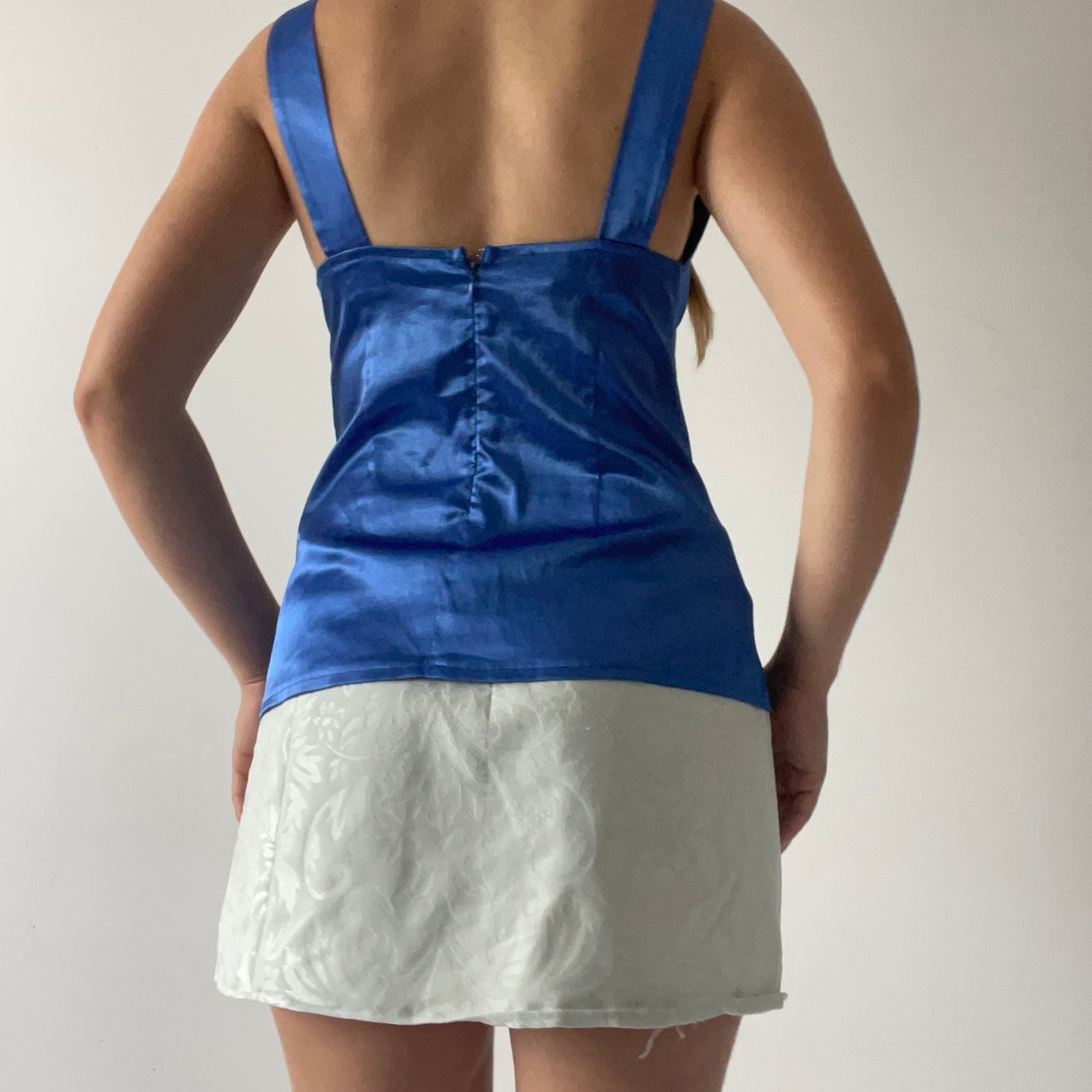 Le Chateau Satin Top | Made in Canada | 6-8